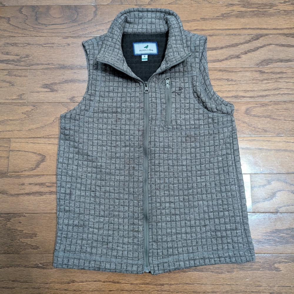 Properly Tied Youth Grey Delta Vest